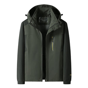 Veste de randonnée / Hardshell imperméable grande taille 700g "Work Miracles - Sport Outdoor" - Planète Rando