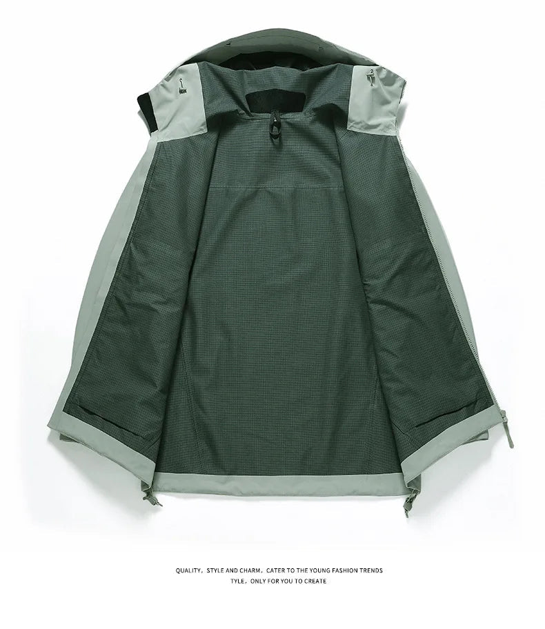 Veste de randonnée / hardshell imperméable pour homme 260g "KUCLUT - Arder" - Planète Rando