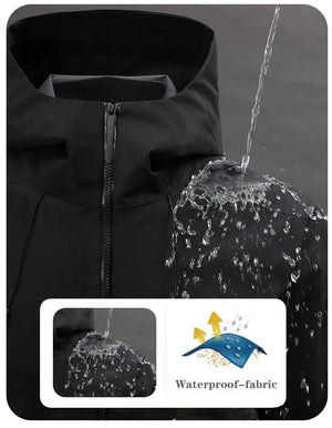 Veste de randonnée / hardshell imperméable pour homme 260g "KUCLUT - Arder" - Planète Rando