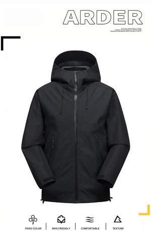 Veste de randonnée / hardshell imperméable pour homme 260g "KUCLUT - Arder" - Planète Rando