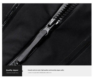 Veste de randonnée/ hardshell thermoscellée tissu imperméable PUL 3 couches anti - composite unisexe "Storm Jocker" - Planète Rando