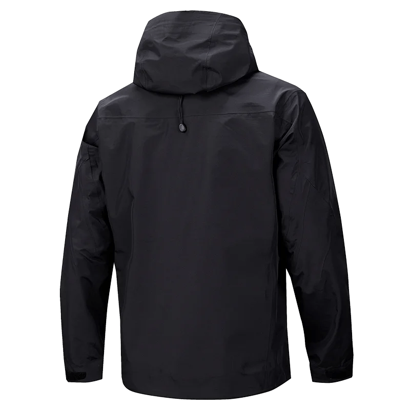 Veste de randonnée/ hardshell thermoscellée tissu imperméable PUL 3 couches anti - composite unisexe "Storm Jocker" - Planète Rando