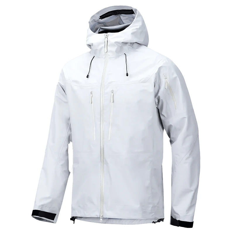 Veste de randonnée/ hardshell thermoscellée tissu imperméable PUL 3 couches anti - composite unisexe "Storm Jocker" - Planète Rando