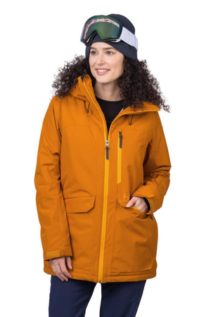 Veste de ski / hardshell montagne pour femme avec membrane Resstex 10 000mm et isolation Duratherm classic "Hannah − MERILA FD" - Planète Rando