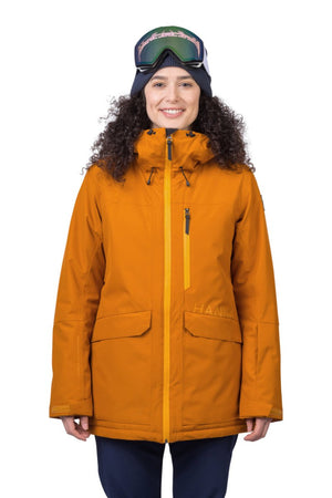 Veste de ski / hardshell montagne pour femme avec membrane Resstex 10 000mm et isolation Duratherm classic "Hannah − MERILA FD" - Planète Rando
