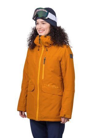 Veste de ski / hardshell montagne pour femme avec membrane Resstex 10 000mm et isolation Duratherm classic "Hannah − MERILA FD" - Planète Rando