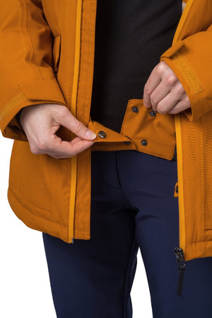 Veste de ski / hardshell montagne pour femme avec membrane Resstex 10 000mm et isolation Duratherm classic "Hannah − MERILA FD" - Planète Rando