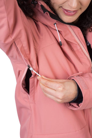 Veste de ski / hardshell montagne pour femme avec membrane Resstex 10 000mm et isolation Duratherm classic "Hannah − MERILA FD" - Planète Rando