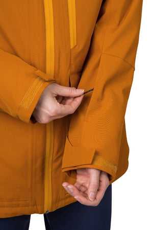 Veste de ski / hardshell montagne pour femme avec membrane Resstex 10 000mm et isolation Duratherm classic "Hannah − MERILA FD" - Planète Rando