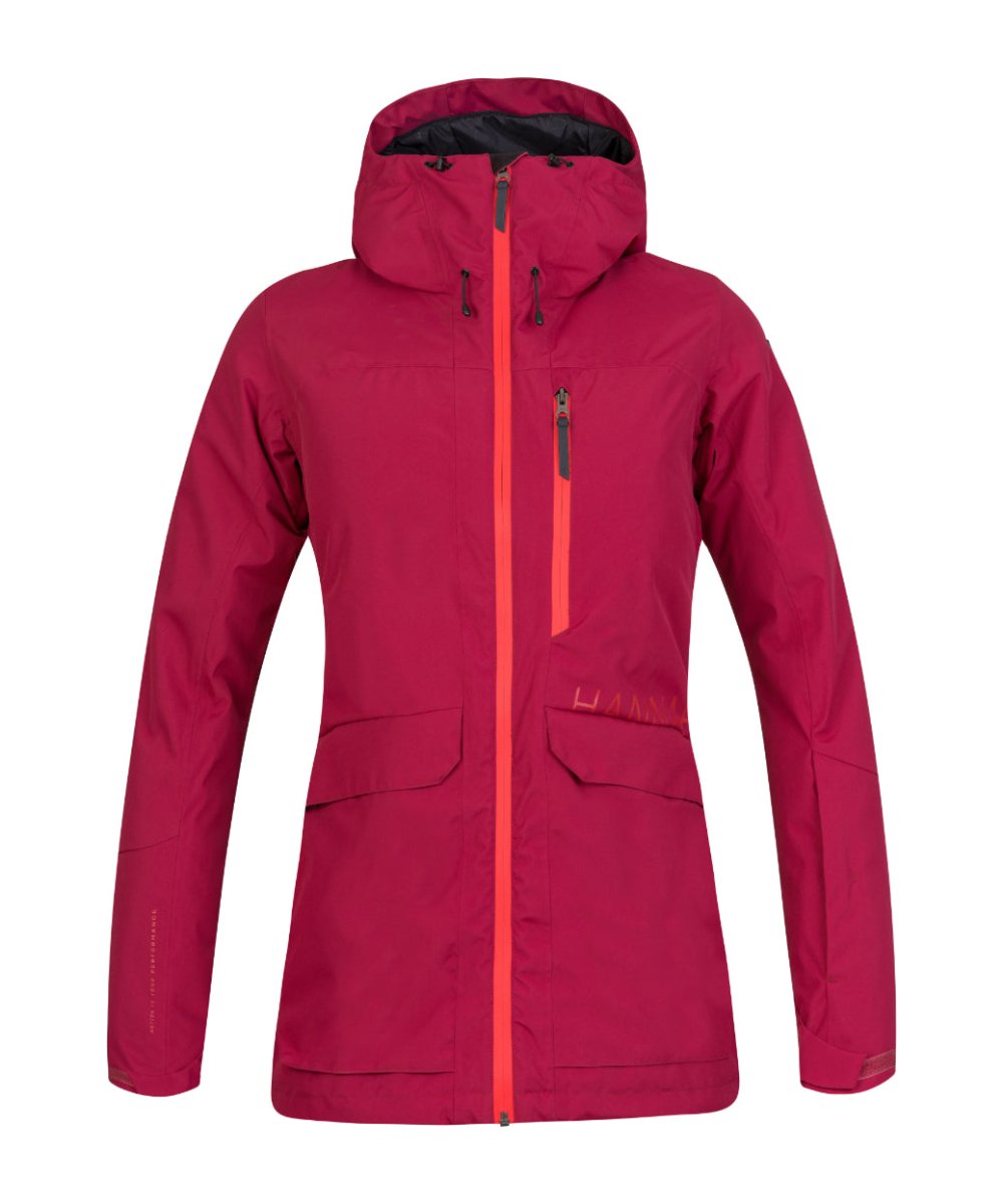 Veste de ski / hardshell montagne pour femme avec membrane Resstex 10 000mm et isolation Duratherm classic "Hannah − MERILA FD" - Planète Rando