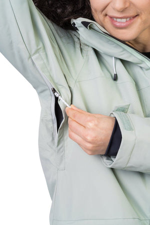 Veste de ski / hardshell montagne pour femme avec membrane Resstex 10 000mm et isolation Duratherm classic "Hannah − MERILA FD" - Planète Rando