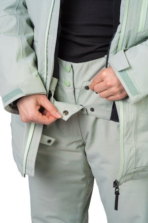 Veste de ski / hardshell montagne pour femme avec membrane Resstex 10 000mm et isolation Duratherm classic "Hannah − MERILA FD" - Planète Rando