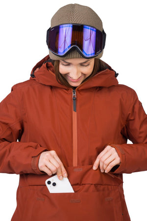 Veste de ski imperméable / hardshell avec membrane Resstex 10 000mm et technologie Duratherm classic "Hannah − MEGIE" - Planète Rando