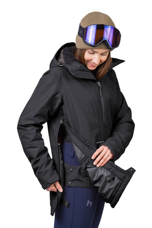 Veste de ski imperméable / hardshell avec membrane Resstex 10 000mm et technologie Duratherm classic "Hannah − MEGIE" - Planète Rando