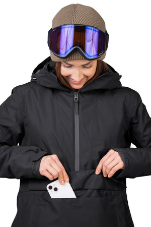Veste de ski imperméable / hardshell avec membrane Resstex 10 000mm et technologie Duratherm classic "Hannah − MEGIE" - Planète Rando