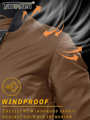 Veste décontractée / blouson bomber avec traitement hydrofuge "TACVASEN - TJ612" - Planète Rando