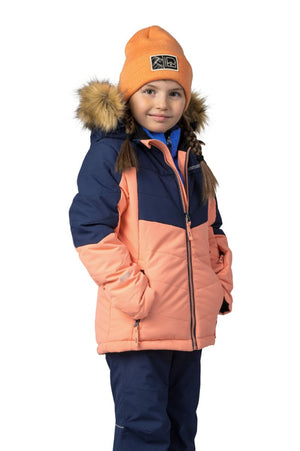 Veste d'hiver / ski avec membrane Resstex 10 000mm, Duratherm High loft pour enfants "Hannah − LEANE JR" - Planète Rando