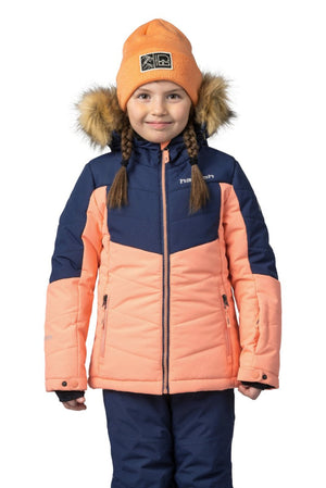 Veste d'hiver / ski avec membrane Resstex 10 000mm, Duratherm High loft pour enfants "Hannah − LEANE JR" - Planète Rando