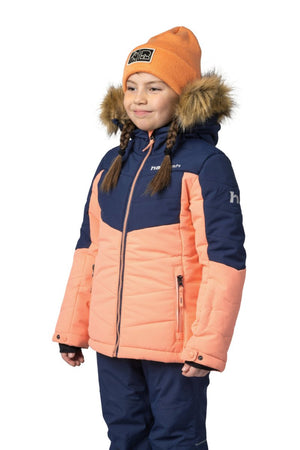 Veste d'hiver / ski avec membrane Resstex 10 000mm, Duratherm High loft pour enfants "Hannah − LEANE JR" - Planète Rando