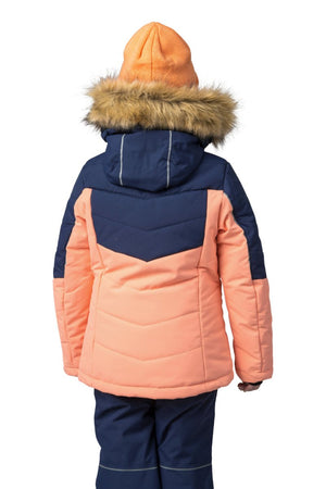Veste d'hiver / ski avec membrane Resstex 10 000mm, Duratherm High loft pour enfants "Hannah − LEANE JR" - Planète Rando
