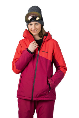 Veste / Hardhsell avec membrane Resstex 10 000mm et technologie Duratherm classic "Hannah − MAKY COL" - Planète Rando