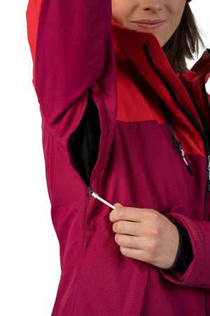 Veste / Hardhsell avec membrane Resstex 10 000mm et technologie Duratherm classic "Hannah − MAKY COL" - Planète Rando