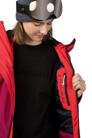 Veste / Hardhsell avec membrane Resstex 10 000mm et technologie Duratherm classic "Hannah − MAKY COL" - Planète Rando