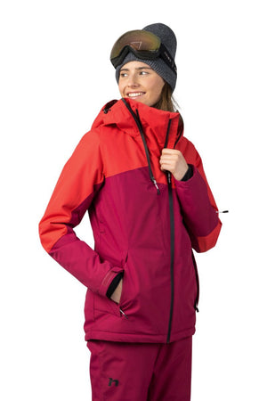 Veste / Hardhsell avec membrane Resstex 10 000mm et technologie Duratherm classic "Hannah − MAKY COL" - Planète Rando