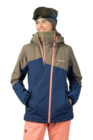 Veste / Hardhsell avec membrane Resstex 10 000mm et technologie Duratherm classic "Hannah − MAKY COL" - Planète Rando