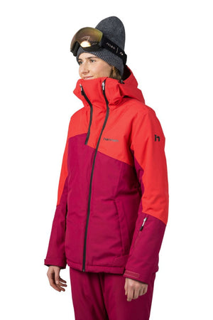 Veste / Hardhsell avec membrane Resstex 10 000mm et technologie Duratherm classic "Hannah − MAKY COL" - Planète Rando