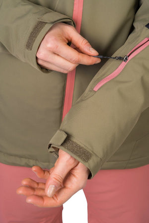 Veste / Hardhsell avec membrane Resstex 10 000mm et technologie Duratherm classic "Hannah − MAKY COL" - Planète Rando