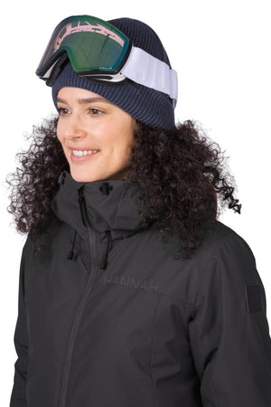 Veste imperméable avec membrane Resstex & Duratherm classic "Hannah − PEPPER" - Planète Rando