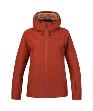 Veste imperméable avec membrane Resstex & Duratherm classic "Hannah − PEPPER" - Planète Rando
