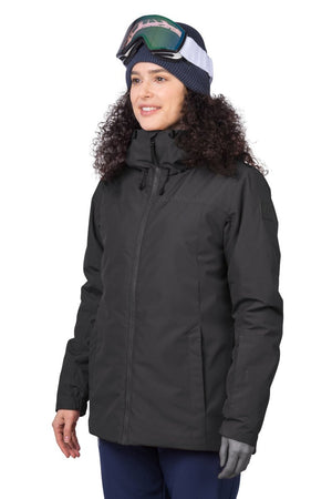 Veste imperméable avec membrane Resstex & Duratherm classic "Hannah − PEPPER" - Planète Rando