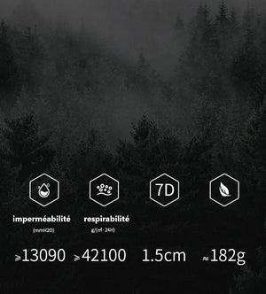 Veste imperméable, coupe - vent performance Ultra 180g "Aonijie - FM5216" - Planète Rando