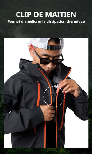 Veste imperméable, coupe - vent performance Ultra 180g "Aonijie - FM5216" - Planète Rando