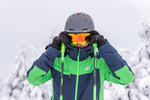 Veste imperméable de ski avec membrane Climatic Active Stretch imperméable et respirante pour homme "Hannah − CALVIN" - Planète Rando