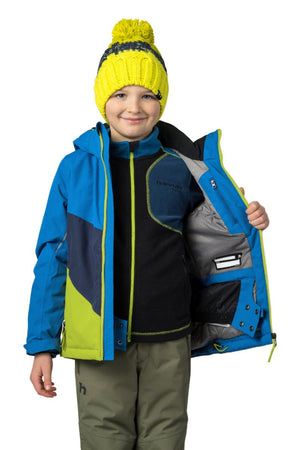 Veste imperméable / Hardhsell de randonnée avec membrane Resstex et isolation Duratherm classic pour enfant "Hannah − KIGALI JR" - Planète Rando