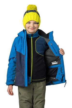 Veste imperméable / Hardhsell de randonnée avec membrane Resstex et isolation Duratherm classic pour enfant "Hannah − KIGALI JR" - Planète Rando