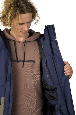 Veste imperméable / Hardshell avec Resstex membrane 10 000mm et technologie Duratherm classic pour Homme "Hannah − GAROW FD" - Planète Rando