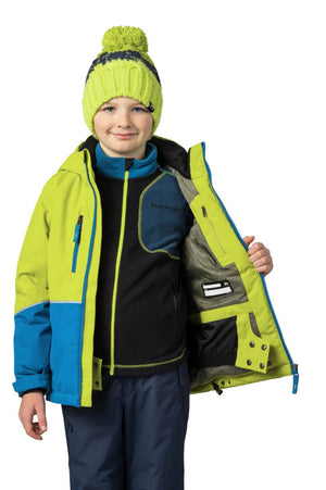 Veste imperméable / hardshell de randonnée DWR avec membrane Resstex et Duratherm classic "Hannah − ANAKIN JR" - Planète Rando