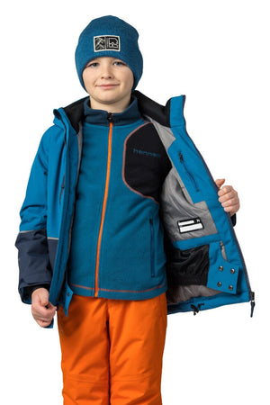 Veste imperméable / hardshell de randonnée DWR avec membrane Resstex et Duratherm classic "Hannah − ANAKIN JR" - Planète Rando