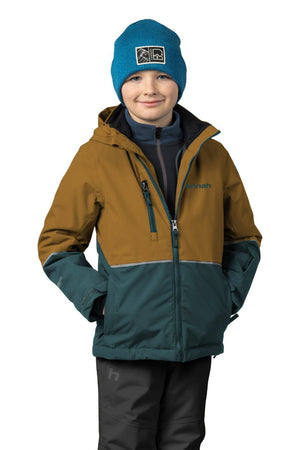 Veste imperméable / hardshell de randonnée DWR avec membrane Resstex et Duratherm classic "Hannah − ANAKIN JR" - Planète Rando