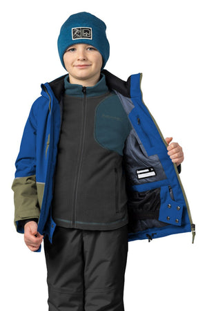 Veste imperméable / hardshell de randonnée DWR avec membrane Resstex et Duratherm classic "Hannah − ANAKIN JR" - Planète Rando