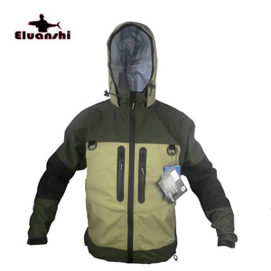 Veste imperméable / Hardshell pour la pêche et chasse "ELUANSHI - Wader" - Planète Rando