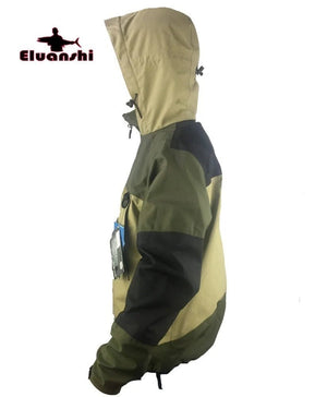 Veste imperméable / Hardshell pour la pêche et chasse "ELUANSHI - Wader" - Planète Rando