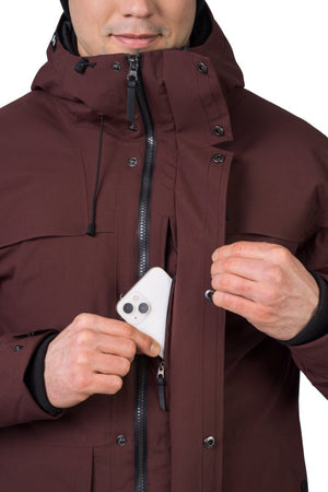 Veste imperméable / Parka avec Resstex membrane 5000mm Duratherm High Loft pour homme "Hannah − NORTHPOLE" - Planète Rando
