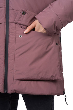 Veste imperméable / parka d'hiver avec membrane Resstex 5000mm et Duratherm High Loft pour femme "Hannah − REBECA" - Planète Rando