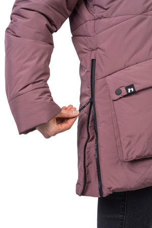 Veste imperméable / parka d'hiver avec membrane Resstex 5000mm et Duratherm High Loft pour femme "Hannah − REBECA" - Planète Rando