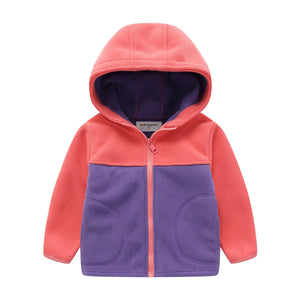 Veste polaire à capuche pour Garçon et Fille "Mudkingdom - ZS0853" - Planète Rando